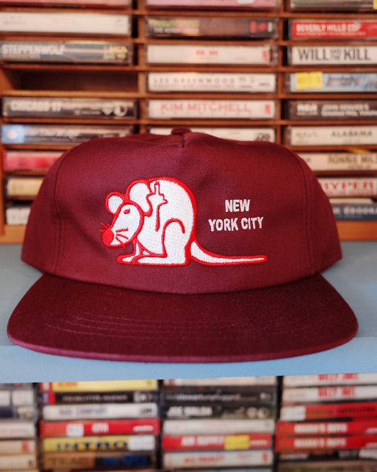 Rat Hat Maroon