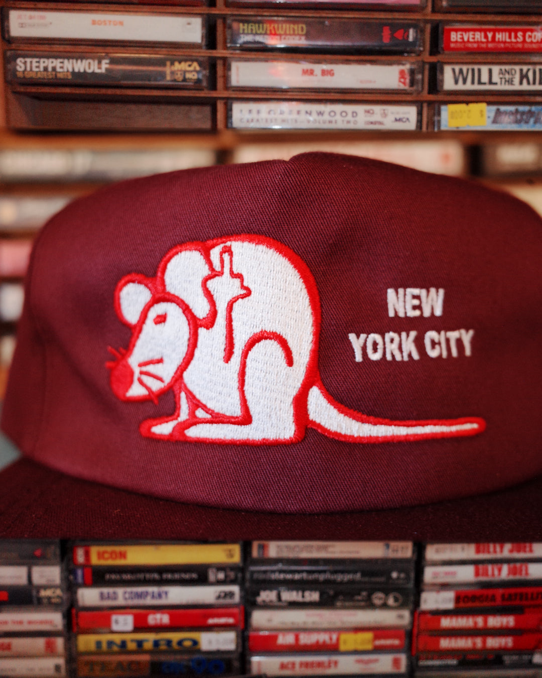 Rat Hat Maroon