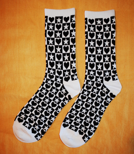 Raver Sock B&W
